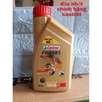 Dầu nhớt castrol power1 10w-40 4T 0.8L  dành cho xe số xe côn tay