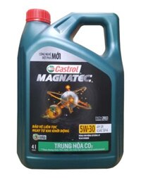 Dầu nhớt cho động cơ ô tô Castrol Magnatec, SAE 5W-30, SP, ILSAC GF-6 Can 4 lít
