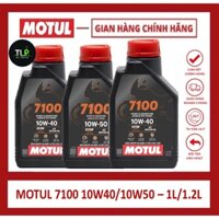 DẦU NHỚT DÀNH CHO XE SỐ/ XE TAY CÔN MOTUL 7100 10W40/10W50 Dung tích 1L/1.2L