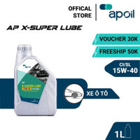 Dầu nhớt động cơ ô tô máy dầu AP OIL - AP X Super Lube - CI-4/SL 15W-40