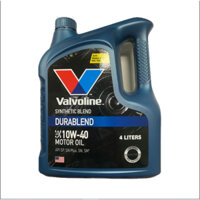 Dầu nhớt động cơ Ôtô xăng Valvoline Durablend 10W40 (API SP). 4 Lít bán tổng hợp nhập khẩu chính hãng