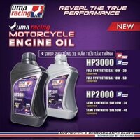 DẦU NHỚT ĐỘNG CƠ SEMI & FULLY Uma Racing - Engine Oil 4T 5W40 / 10W40/15W50 ( XE SỐ_TAY GA) - x135shop