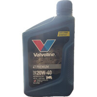 Dầu nhớt động cơ xe máy VALVOLINE 4T PREMIUM 20W40 (API SL JASO MA2) 0.8 Lít nhập khẩu chính hãng