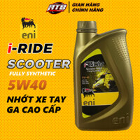 Dầu Nhớt Eni I-Ride Scooter 10W40 5W40 1.2L Dụng cho xe Vespa Piaggio