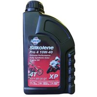 Dầu nhớt Fuchs Silkolene 10W40 tổng hợp toàn phần Ester cao cấp cho xe côn tay Honda, Yamaha, Suzuki, KTM, Benelli...