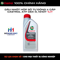 Dầu Nhớt Hộp Số Tự Động 4 Cấp Castrol ATF DEX III – Nhớt Trợ Lực Tay Lái, Đa Dụng – 1L Chính Hãng