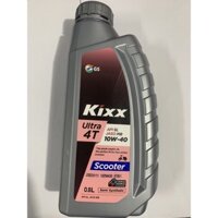 Dầu nhớt Kixx 10w40 cho xe ga, nhập khẩu Hàn Quốc chai 800ml