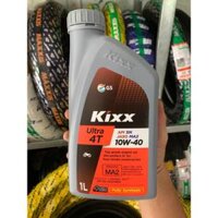 Dầu nhớt Kixx Advance 10W40 cho xe số, côn tay. 100% tổng hợp