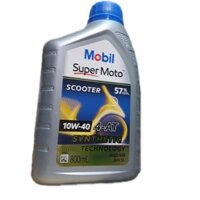 Dầu nhớt Mobil Super Moto 10W40/10W30 800ml, dầu nhớt xe tay ga 4T tiêu chuẩn
