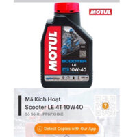 Dầu nhớt Motul 10w40 800ml chuyên dùng cho xe tay ga