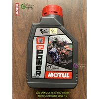 Dầu nhớt Motul GP Power 10W40 cho xe máy phổ thông, giá cả bình dân, phù hợp mọi dòng xe