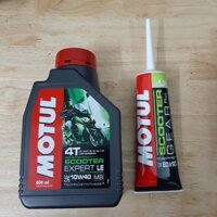 Dầu nhớt motul scooter expert le 10w40 dùng cho xe ga, thể tích 800ml