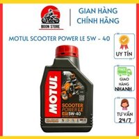 Dầu nhớt Motul Scooter Power Le 5W - 40, dầu máy xe ga Motul Power Le . Boon Store