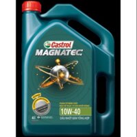 Dầu nhớt ô tô 10W40 Tổng hợp 4 Lít Castrol MAGNATEC 10W-40 SN/CF Cho oto