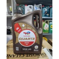 Dầu nhớt QUARTZ 5000 SN 10W40 4 lít - Dầu nhớt Total phụ kiện dành cho mọi loại xe ô tô