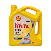 Dầu nhớt Shell Helix HX5 Diesel 15W40 6L (Dùng cho động cơ máy dầu)