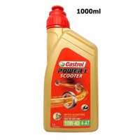 DẦU NHỚT TAY GA CASTROL POWER1 SCOOTER 10W40 1L-1000ML