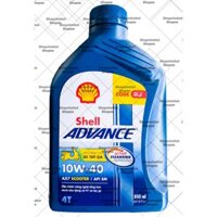 Dầu nhớt tay ga Shell Advance AX7 Scooter 10w40 800ml (0.8L) - Shopnhottot