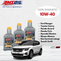 Dầu Nhớt Tổng Hợp 100% AMSOIL OE 10W40 SYNTHETIC MOTOR OIL - 946ml tiêu chuẩn API SP, ACEA A3/B4