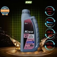 Dầu nhớt tổng hợp Kixx Ultra 4T Scooter SN 5W-40 0.8L phù hợp cho xe tay Ga tiết kiệm nhiên liệu, tăng tuổi thọ động cơ