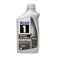 Dầu Nhớt Tổng Hợp MOBIL 1 European Car Formula 0W40 - Nhập Khẩu Châu Âu (1 Lít)