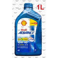 Dầu nhớt tổng hợp tay ga Shell Advance Scooter AX7 10w40 1000ml ( 1L )