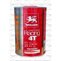 Dầu nhớt tổng hợp toàn phần xe số, xe côn tay Wolver Racing 10w40 800ML ( 0.8L ),  [ Vn_Racing_Store]