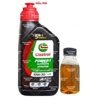 Dầu nhớt tổng hợp toàn phần tay ga Castrol Power-1 Ultimate 10w30 1.000ml ( 1L ) - Thế hệ mới