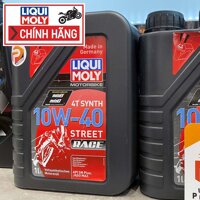 Dầu Nhớt Tổng Hợp  Xe Máy Liqui Moly 20753 4T SYNTH 10W40 Race SN