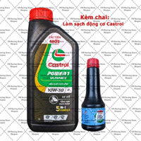 Dầu nhớt tổng hợp xe số Castrol Power-1 Ultimate 10w30 1000ml ( 1L ) + Phụ gia động cơ Castrol, [ Vn_Racing_Store ]
