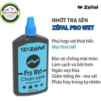 Dầu nhớt tra sên xích xe đạp Zefal Pro Wet 120ml hàng chính hãng
