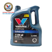 Dầu nhớt Valvoline Durablend 10W40/SP - Synthetic Blend cao cấp cho động cơ xăng. Dầu nhớt Hoa Kỳ nhập khẩu. Can 4 lít.