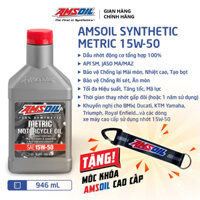 Dầu Nhớt Xe Côn Tay Amsoil Metric 15w50 946ml (MFFQT)