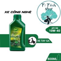 Dầu nhớt Xe công nghệ SP Green Scooter Power Plus dành cho xe ga - Saigon Petro - Dung tích 0.8L
