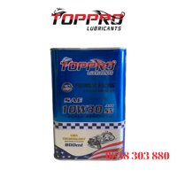 Dầu nhớt xe Ga Cao Cấp TOPPRO 10W30 SN MUA 2 TẶNG 1 ÁO2 MÓC KHÓA MUA 3 TẶNG 3 ÁO 5 MÓC KHÓA