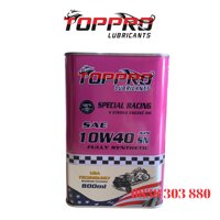 Dầu nhớt xe Ga TOPPRO 10W40 SN MUA 2 TẶNG 1 ÁO2 MÓC KHÓA MUA 3 TẶNG 3 ÁO 5 MÓC KHÓA