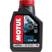 Dầu nhớt xe Máy MOTUL 3000 Plus 4T 20W50 0.8L