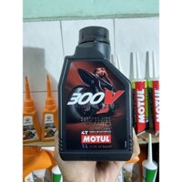 Dầu nhớt xe máy MOTUL 300V FACTORY LINE ROAD RACING 10W40 1L ( Tem 3 lớp )