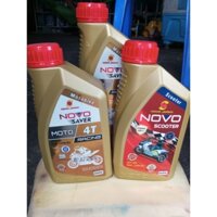 Dầu Nhớt xe máy NOVO JAPAN SN 10W40 Cho xe Ga và xe Số Thương hiệu Nhật | Dung tích 800ML và 1Lít