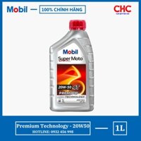 Dầu nhớt xe máy số Mobil Super Moto 20W50 1L