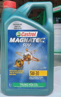 Dầu nhớt xe ô tô Castrol Magnatec SUV 5L Dầu nhớt chuyên dụng cho xe SUV