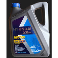 Dầu nhớt xe Ôtô nhập khẩu Hàn Quốc: Hyundai Xteer HD7000 15W-40 , 6L