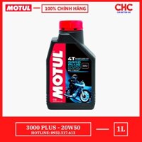 Dầu nhớt xe số 20w50 MOTUL 3000 PLUS 4T bình 1L