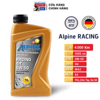 Dầu Nhớt Xe Số ALPINE RACING 4T 5W-50 1L