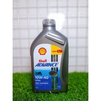 Dầu nhớt xe số, côn tay Shell Advance Ultra 10W40 1L