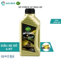 Dầu nhớt xe số Saigon Petro - SP Force 4T - 20W50 SL - Dung tích 0.8L/1L | chính hãng