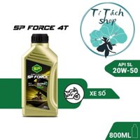 Dầu nhớt xe số Saigon Petro - SP Force 4T - 20W50 SL - Dung tích 0.8L/1L