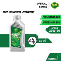 Dầu nhớt xe số Saigon Petro - SP Super Force 4T - SG 20W-50 - Dung tích 0.8L/1L