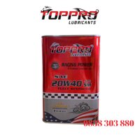 Dầu nhớt xe Số TOPPRO 20W40-SM MUA 2 TẶNG 1 ÁO2 MÓC KHÓA MUA 3 TẶNG 3 ÁO 5 MÓC KHÓA