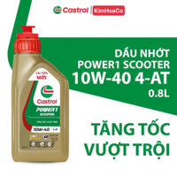 Dầu nhớt xe tay ga Castrol POWER1 SCOOTER 4T 10W-40 0.8L